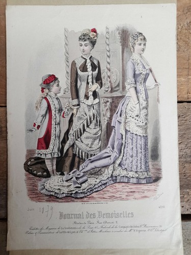 Lithographie ancienne 1879 - ancienne,
