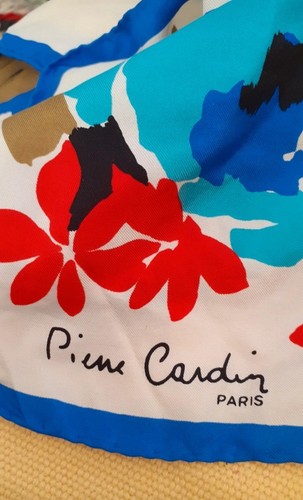 Foulard pierre cardin soie - foulard,
