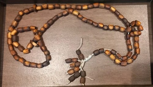 Perles prière bois fait - perles, en