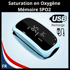 Oxymètre de Pouls Médical aux Doigts Saturation en Oxygène Mémoire SPO2 USB