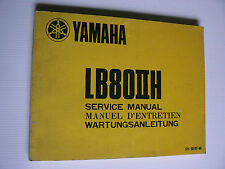 manuel d' entretien YAMAHA chappy LB 80 II H de décembre 1974