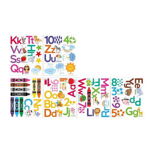 Stickers muraux éducatifs