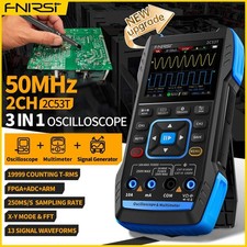 FNIRSI 2C23T 2C53T Upgrade 50MHz Handheld Digital Oscilloscope Multimeter Signal