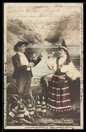 Carte postale couple - , en