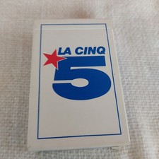 jeu de cartes publicitaire La Cinq