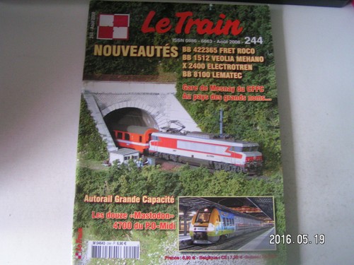 Train n 244 bb 422365 - n°244,