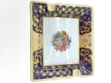 Cendrier, vide poche porcelaine décorative, style italien, production artisanale