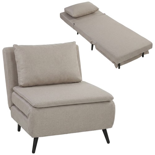 Homcom fauteuil convertible - fauteuil, 1