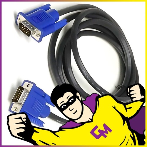 Câble vga mâle - vga, sub-d