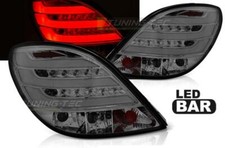 Paire de feux arriere Peugeot 207 de 2006 a 2009 LED BAR fume