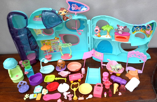 Lot petshop maison animaux - lot, maison,