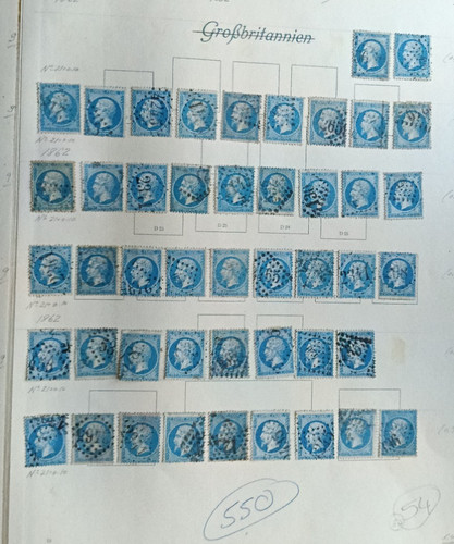 Timbres 1862 du - -,