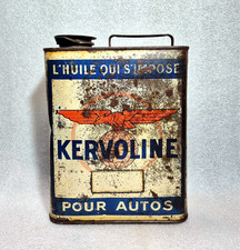 RARE Bidon d'huile KERVOLINE