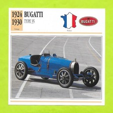 Fiche Edito Service - Bugatti
