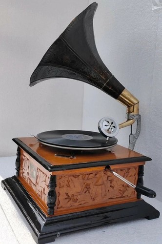 Gramophone ancien phonographe - gramophone, ancien,