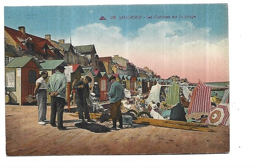 Langrune les cabines sur - ,