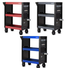 AREBOS Chariot de service Chariot d'atelier Chariot à outils Chariot à roulettes