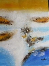 Coloré Huile Peinture Toile