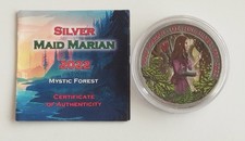 2021 Saint Helena Maid Marian Mystic Forest Edition 1 Pound Oz Silver