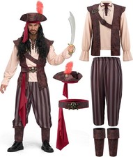 Caribbean Pirate Costume Adult