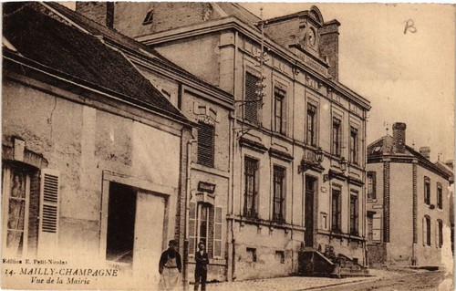 Cpa mailly champagne vue la - champagne, de