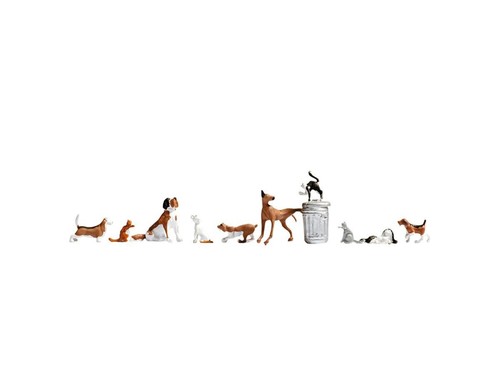 Ensemble figurines chats et - figurines,