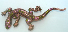 vintage BROCHE LEZARD "GECKO"