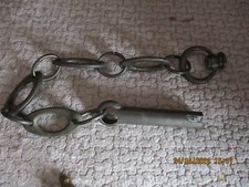 39CM Chaine Laiton grisé Gros Maillons de Lustre Cage Jardinière Porte Enseigne