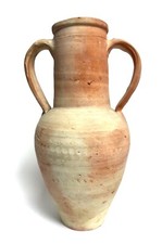 Vase amphore en terre cuite - tunisie 1988 - 44 cm