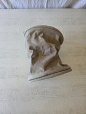 Seau ou vache à eau de la SNCF Chemin De Fer Ancien Vintage Charbon Sac Tissus 