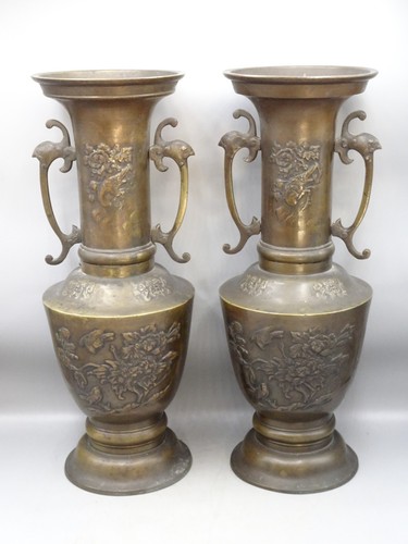 Paire grands vases anciens - grands,