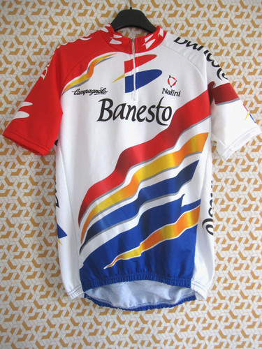 Maillot cycliste banesto - maillot,