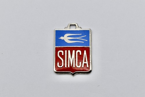 Porte clé émaillé simca - porte-clÉ,