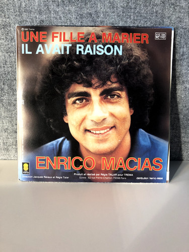 Vinyle tours enrico macias - 45,