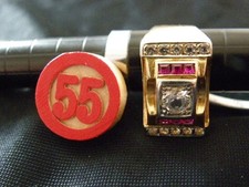 ancienne bague TANCK or jaune 18 carats