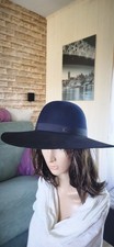 Chanel Wool Felt Wide Brim Hat
