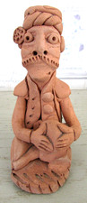 Statuette terre cuite - en,