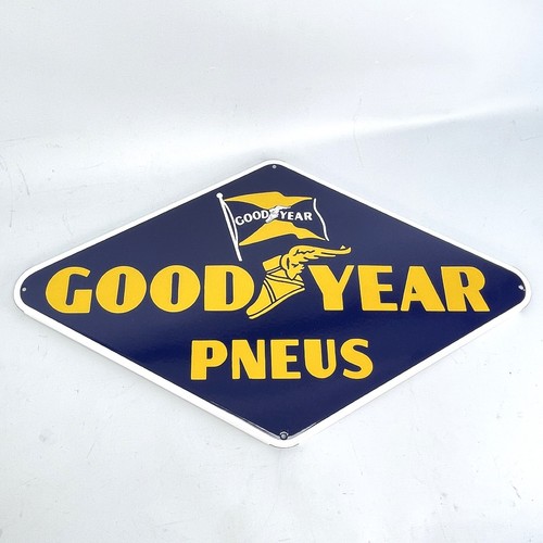 Panneau émaillé goodyear - Émaillé,