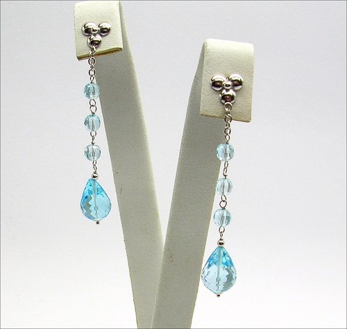 Boucles oreilles or - en, blanc
