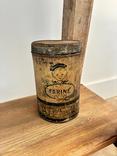 Boîte ancienne tôle - en,