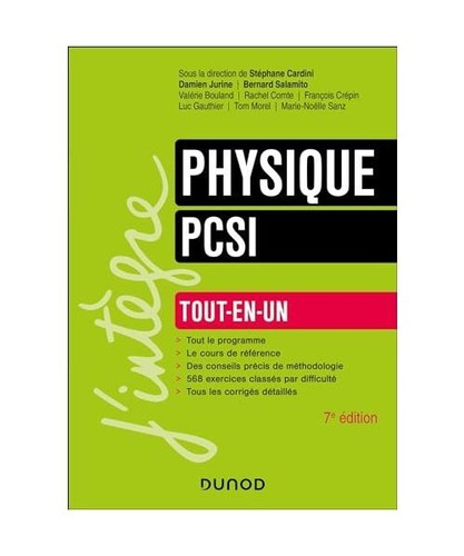 Physique tout pcsi 7e - tout-en-un,