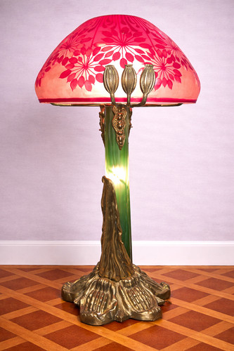 Grande lampe art nouveau - st.,