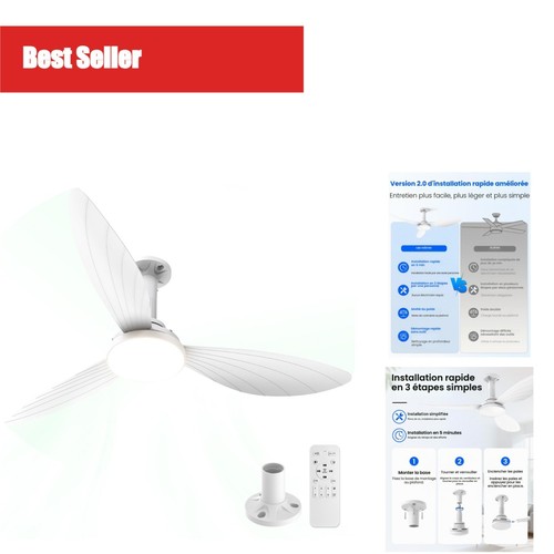 Ventilateur plafond hisummer - ventilateur,