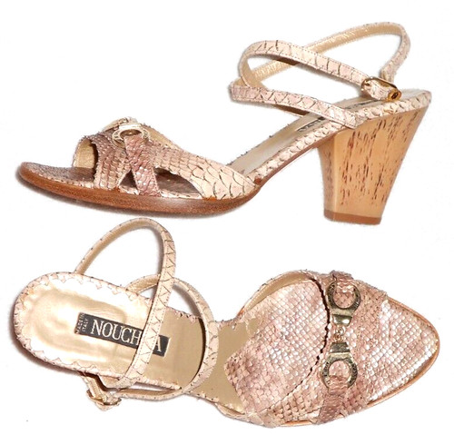 Nouchka sandales cuir serpent - nouchka,