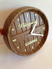superbe Horloge pendule  publicitaire BISQUIT COGNAC VINTAGE 