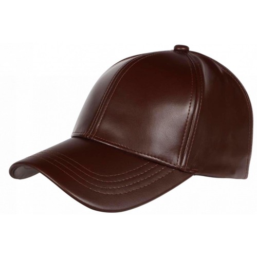Casquette cuir marron - casquette, chocolat