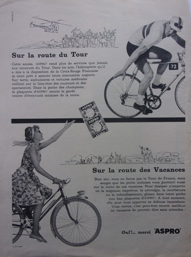 Publicite cyclisme tour de - ,