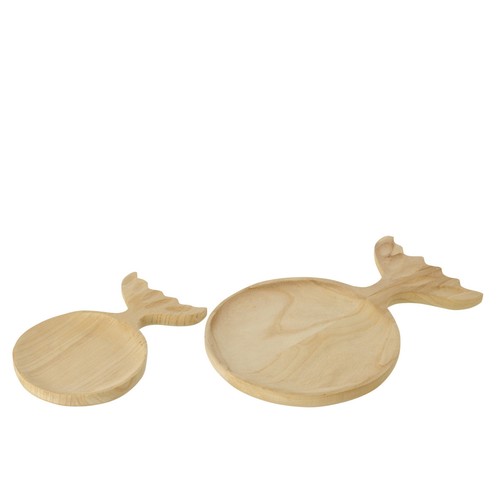 Plateau déco poisson bois - poisson,