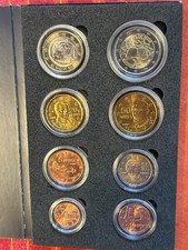 Série  8 pièces complètes Grèce 2007 (1 centime-2 euros ) neuves de rouleau RARE