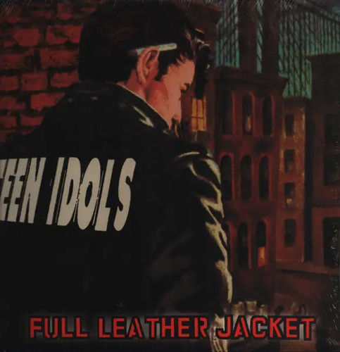 Teen idols full leather jacket - full,